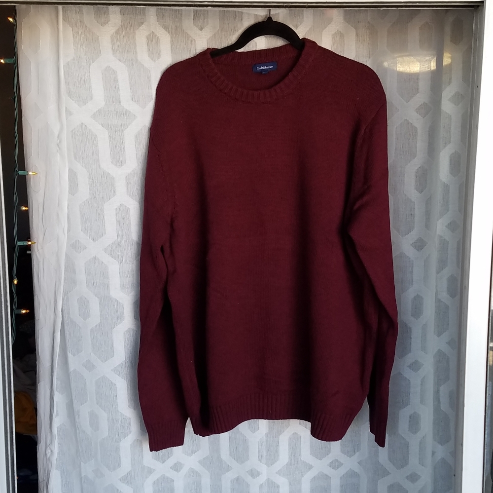 Soft Maroon Knit Sweater